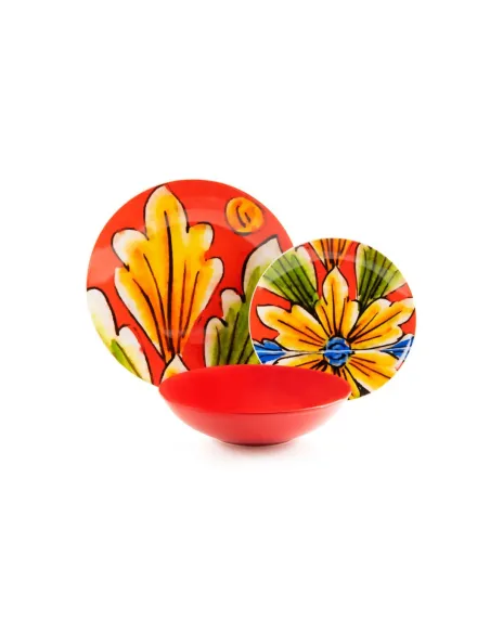 Servizio Piatti 18 Pz Caltagirone Excélsa