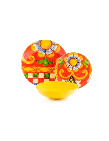 Servizio Piatti 18 Pz Caltagirone Excélsa