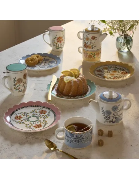 Mug 400cc Heritage New Bone China Azzurro