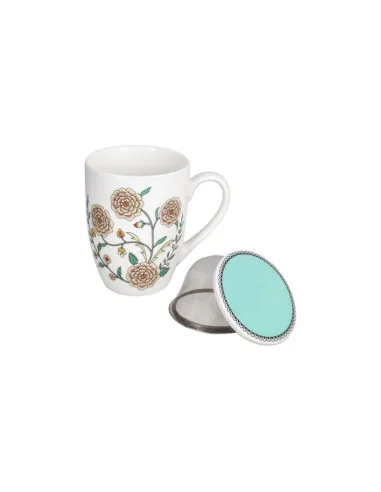 Mug 400cc Heritage New Bone China Azzurro