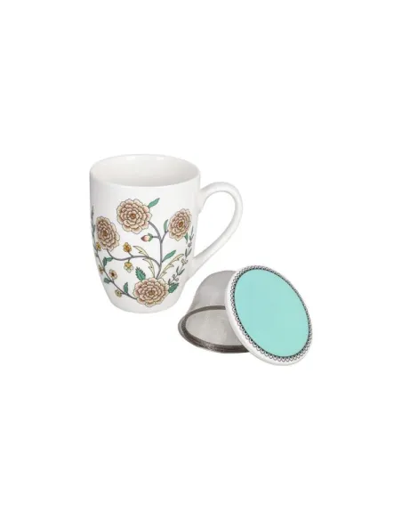 Mug 400cc Heritage New Bone China Azzurro