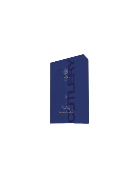 Set 6 Cucchiaini Dolce Champagne in Scatola Regalo