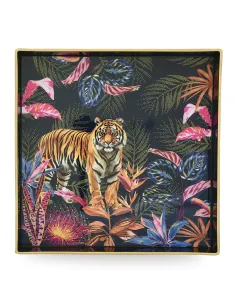 Vassoio in Polipropilene 33×33 cm in color box SAUVAGE TIGER