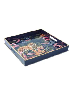 Vassoio in Polipropilene 33×33 cm in color box SAUVAGE TIGER 2