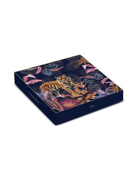 Vassoio in Polipropilene 33×33 cm in color box SAUVAGE TIGER