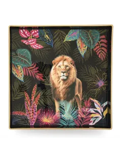 Vassoio in Polipropilene 33×33 cm in color box SAUVAGE LION