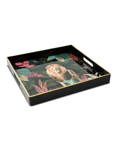 Vassoio in Polipropilene 33×33 cm in color box SAUVAGE LION 2