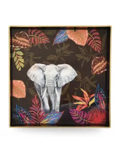 Vassoio in Polipropilene 33×33 cm in color box SAUVAGE ELEPHANT