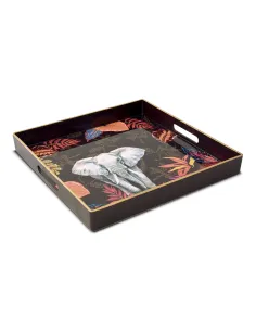 Vassoio in Polipropilene 33×33 cm in color box SAUVAGE ELEPHANT 2