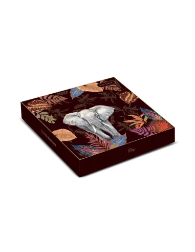 Vassoio in Polipropilene 33×33 cm in color box SAUVAGE ELEPHANT