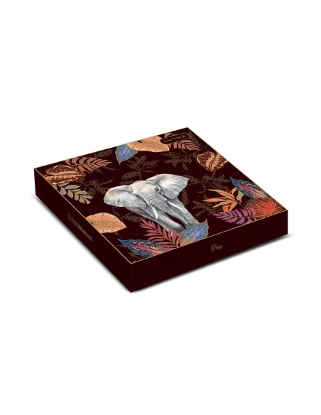 Vassoio in Polipropilene 33×33 cm in color box SAUVAGE ELEPHANT