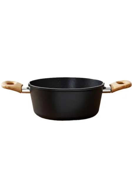 Casseruola 2 Manici Cm 20 Induction Wood