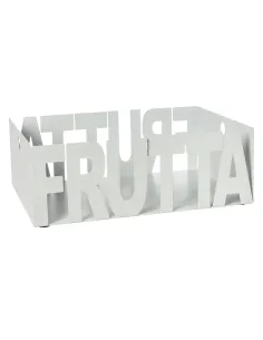 Fruttiera Letter Bianco Marmo