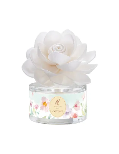 Diffusore Con Fiore 30 ML Senza Alcol Cotone