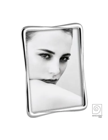 Portafoto in Metallo Lucido Color Argento 13x18 Cod A21191 - Mascagni