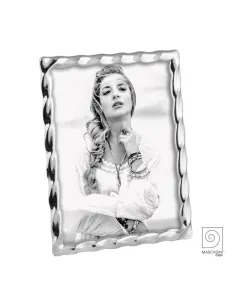 Portafoto in Metallo Lucido Color Argento 13x18 Cod A2118 - Mascagni