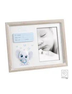 Portafoto In Mdf Decoro Elefante 10x15 Cod. 2145 - Mascagni