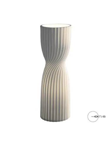 Lampada in Ceramica Bianca h36cm - Mascagni
