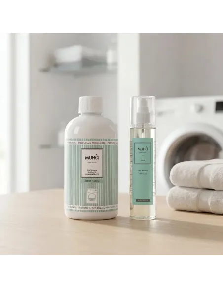 Box Profuma Bucato 200ml + Spray Tessuti 125ml Acqua Marina