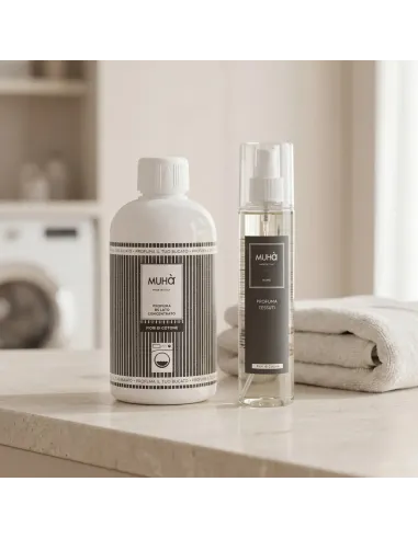 Profuma Bucato 200ml + Spray Tessuti 125ml Fiori di Cotone