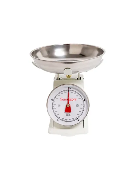 Bilancia Da Cucina Meccanica Bianco Barazzoni 5Kg