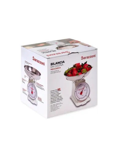 Bilancia Da Cucina Meccanica Bianco Barazzoni 5Kg