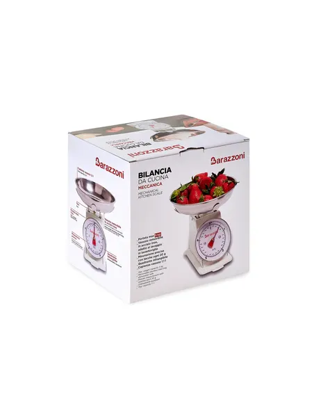 Bilancia Da Cucina Meccanica Bianco Barazzoni 5Kg