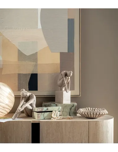 Scultura Decorativa Donna in Resina 1L191 - L'oca Nera