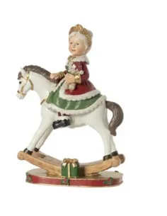 Mamma Natale su Cavallo a Dondolo - L'arte di Nacchi 2