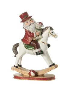 Babbo Natale su Cavallo a Dondolo - L'arte di Nacchi 2