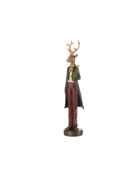 Renna con Albero in Resina - L'arte di Nacchi