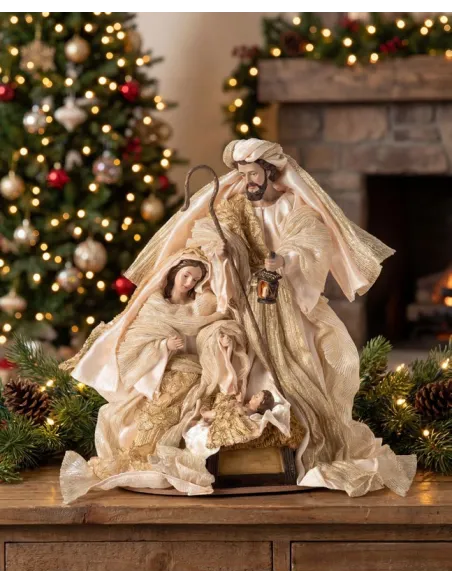Natività Stoffa e Resina - L'arte di Nacchi