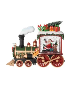 Locomotiva in Resina con Luci Led e Musica - L'arte di Nacchi 2