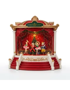 Teatro Lo Schiaccianoci in Resina con Luci e Led - L'arte di Nacchi