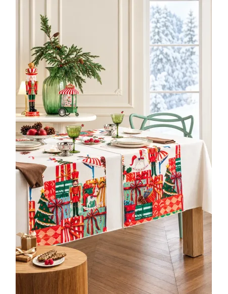 Pacchi Regalo - Runner In Filato Antimacchia E Idrorepellente 50x155 Cm
