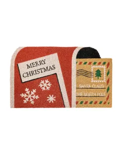 Benvenuto Natale - Zerbino Natalizio Decoro Cassetta delle Lettere L'oca Nera