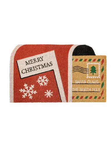 Benvenuto Natale - Zerbino Natalizio Decoro Cassetta delle Lettere L'oca Nera