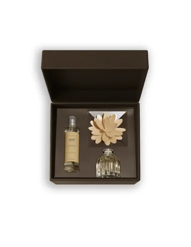 Confezione Regalo Flower 60ml + Spray Ambiente 100ml Vaniglia e Ambra Pura