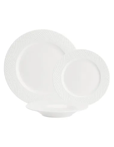 Servizio Piatti 18pz Reale in New Bone China