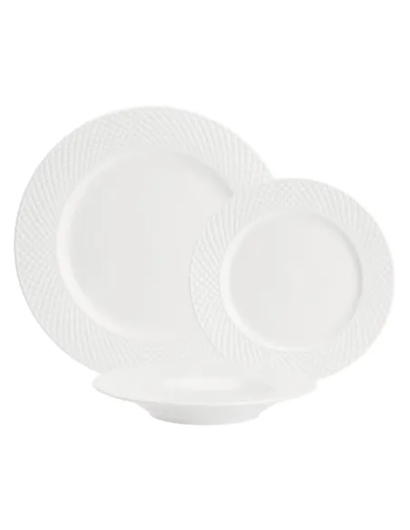 Servizio Piatti 18pz Reale in New Bone China