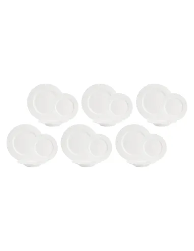 Servizio Piatti 18pz Reale in New Bone China