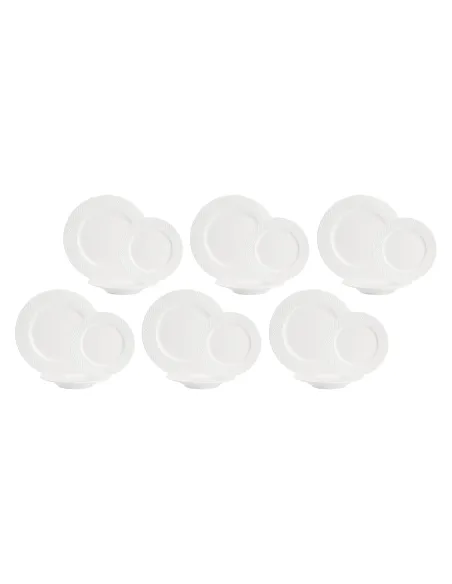 Servizio Piatti 18pz Reale in New Bone China