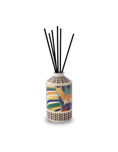 Diffusore di Essenza 400ml con Fragranza Sandal Wood 100ml Living Geometric in luxury box