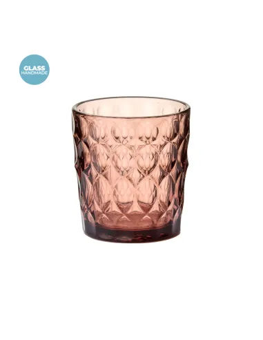 Set 6 Bicchieri Acqua Vanity in Vetro Colori Assortiti