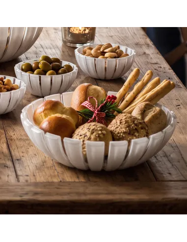 Cestino Pane Grace Special Edition Bianco Neve