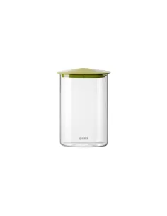 Barattolo in Vetro Rettangolare Tappo Ermetico Verde Avocado L FRESH&STYLE