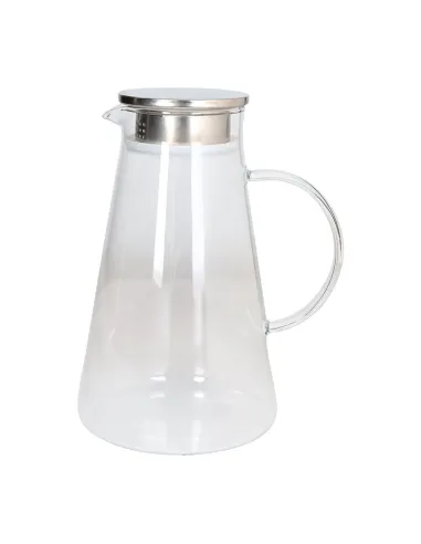 Caraffa con Filto 1800 cc Outline in Vetro Borosilicato Trasparente