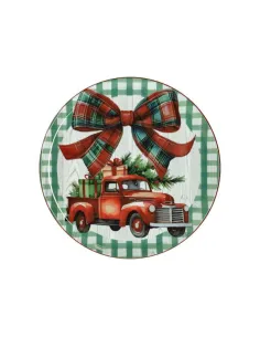 Piatto Panettone 31 cm Truck & Bow in Porcellana