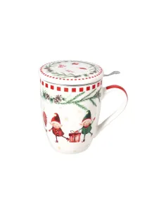 Mug con Filtro 400 cc Little Elf in New Bone China