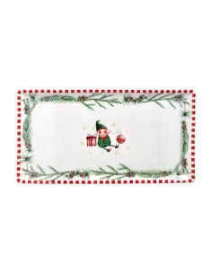 Piatto Rettangolare 31,5 x 17 cm Little Elf in New Bone China